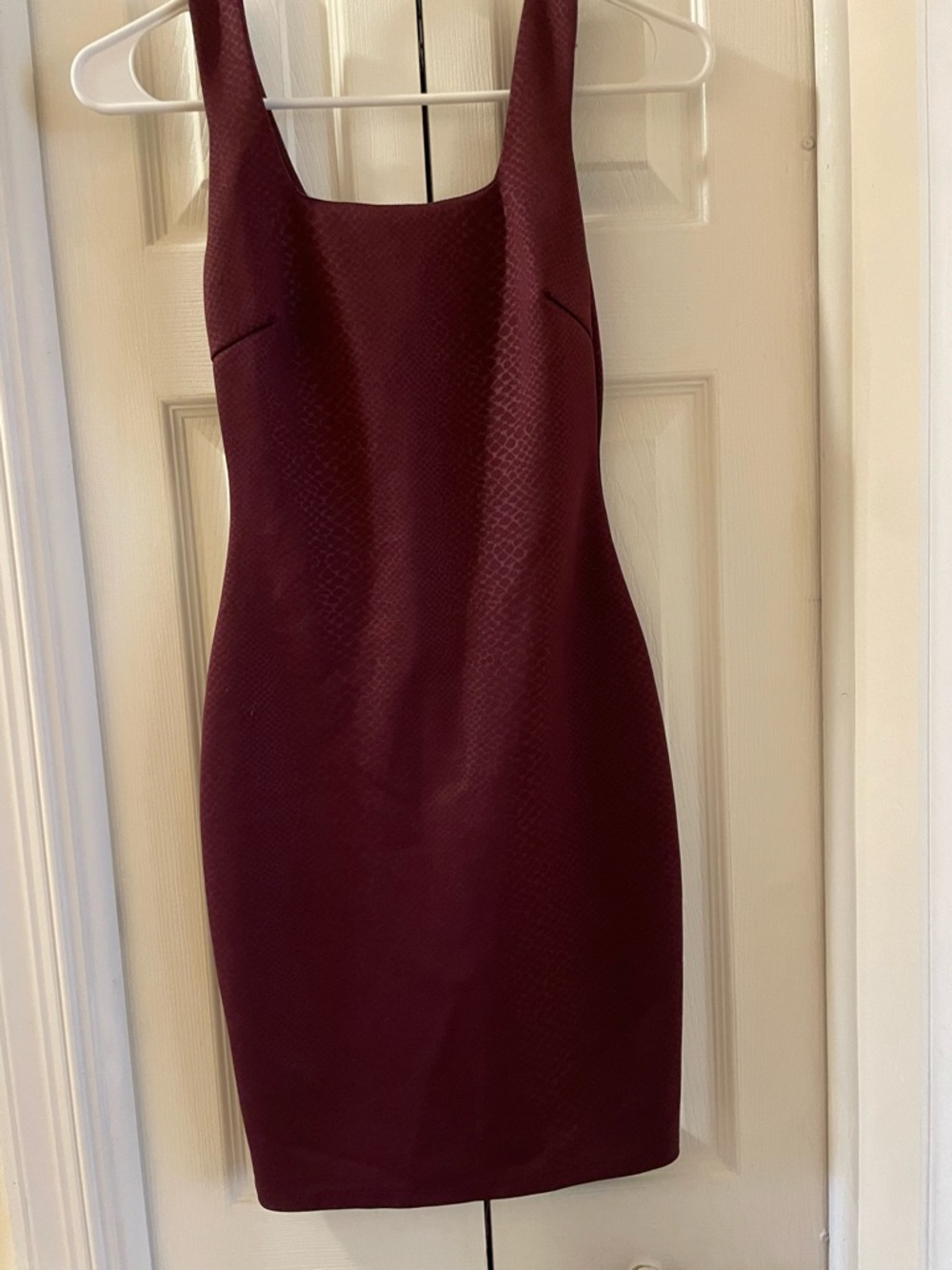 Bar III Zinfandel Snakeskin Print Bodycon Mini Dress